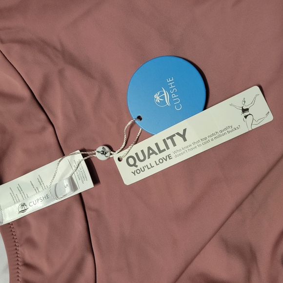 Cupshe Dusty Pink Swim Suit - Picture 8 of 10